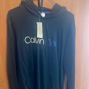 Calvin Klein Light Hoodie Sleepwear Black Size M
